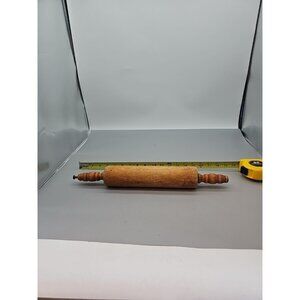 Vintage Wooden Rolling Pin  Handles Primitive Farmhouse 17” Munising